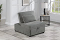 Convertible Sofa – Sleeper Sofa Chair W/ Pull-Out Bed – Smoke (F8545)
