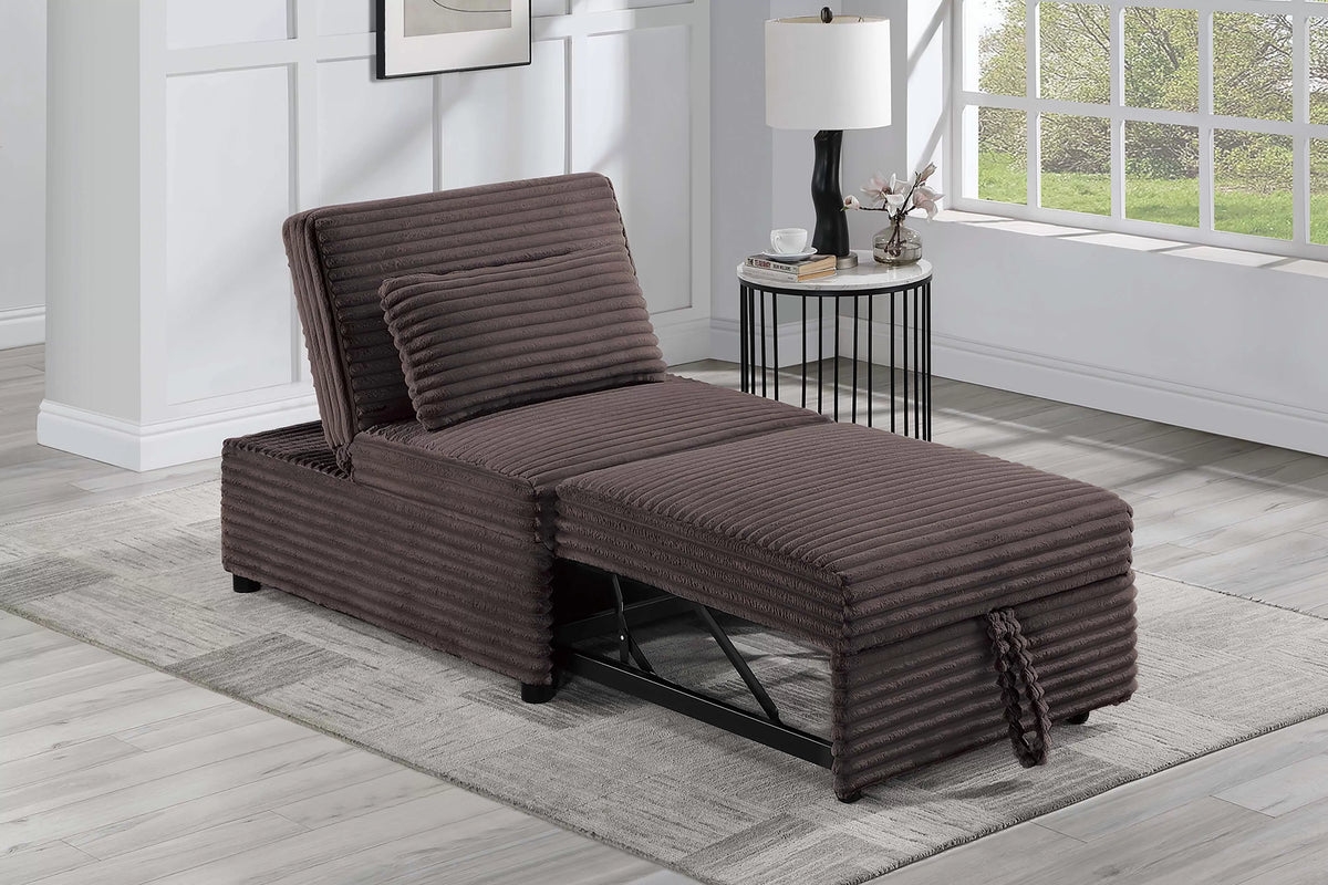 Convertible Sofa – Chocolate (F8550)