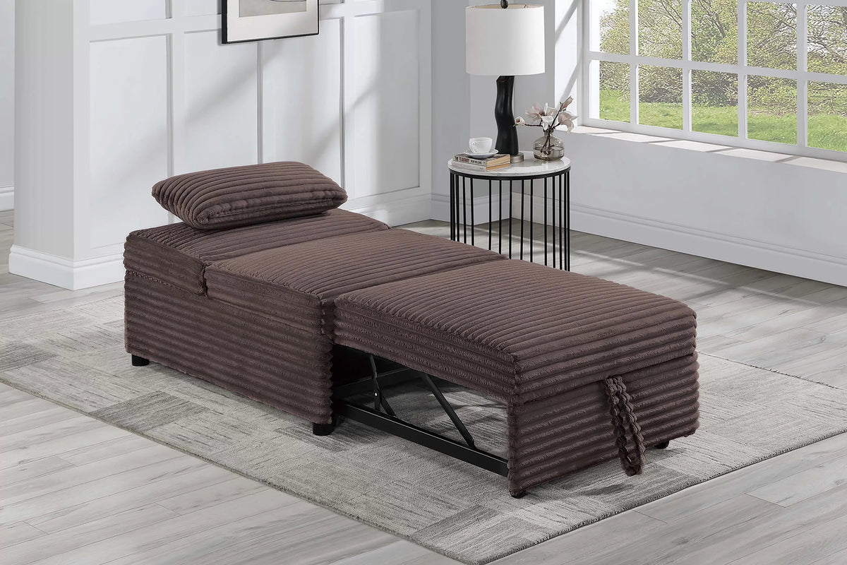 Convertible Sofa – Chocolate (F8550)