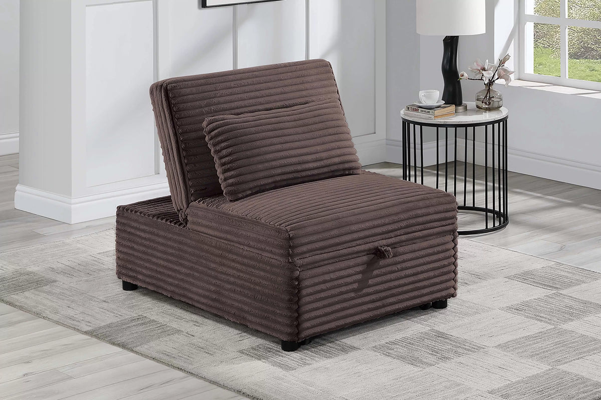 Convertible Sofa – Chocolate (F8550)