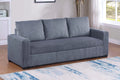 Convertible Sofa – Sleeper Sofa with Pull-Out Bed – Dark Gray (F8564)