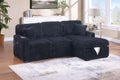 Convertible Sectional – Black (F8574)