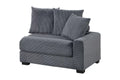 Right Arm Facing Chair – Dark Gray (F8592)