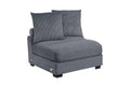 Armless Chair – Dark Gray (F8593)