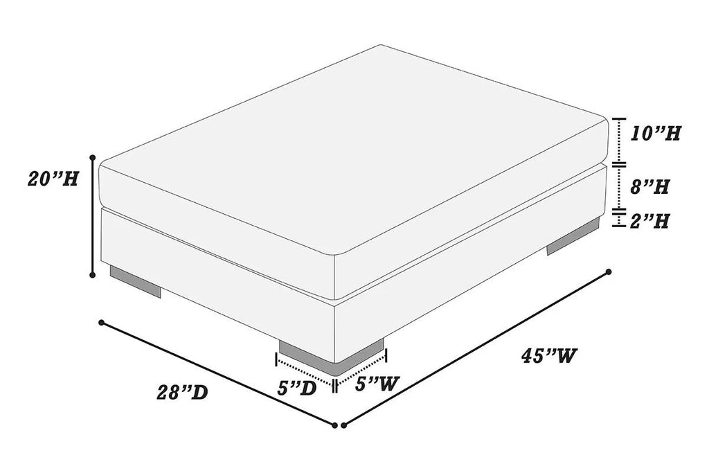 Ottoman – Dark Gray (F8594)