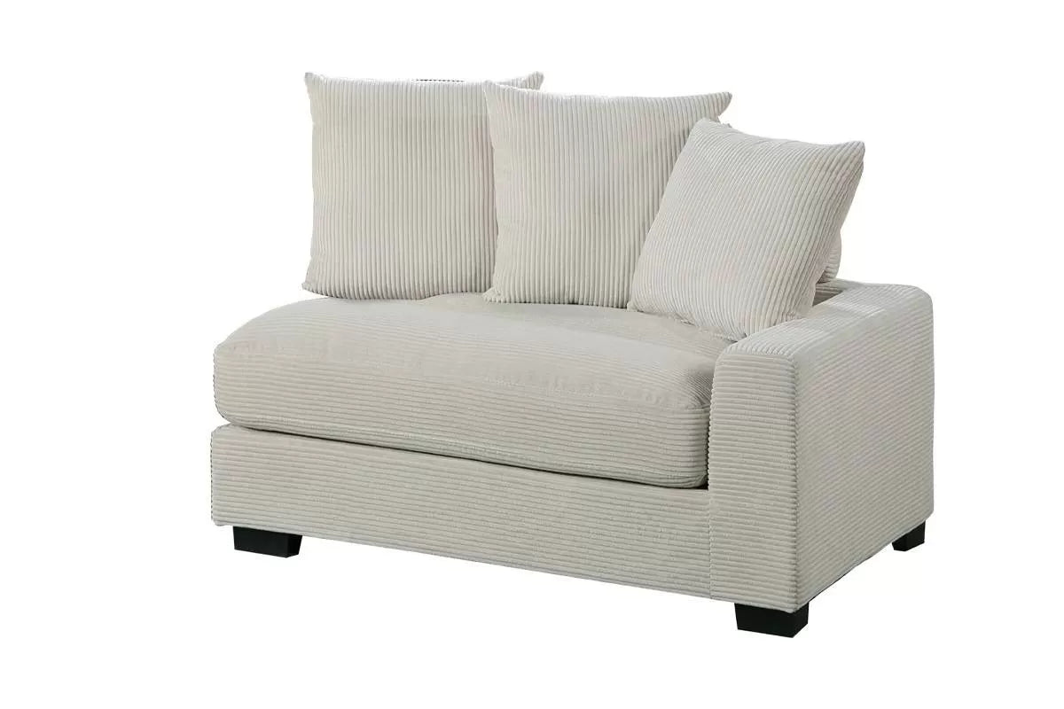 Right Arm Facing Chair – Beige (F8597)
