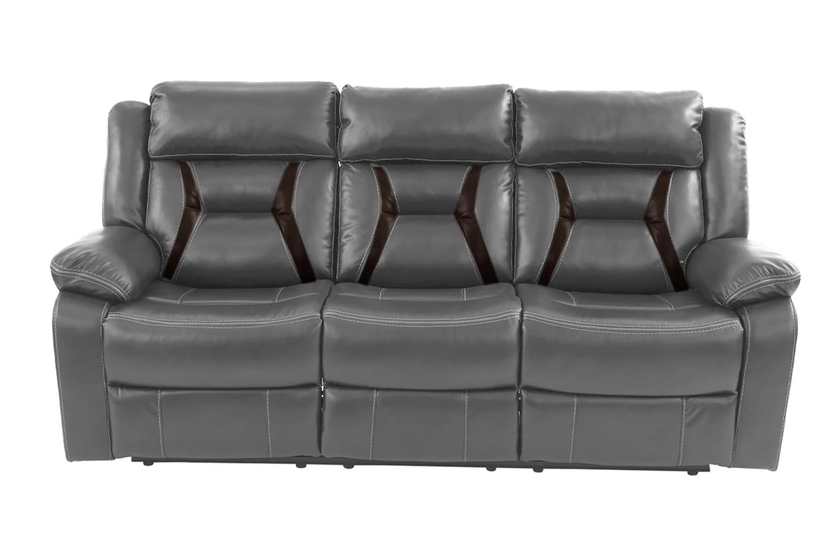 Power Reclining Sofa – Power Motion – Gray (F86299)