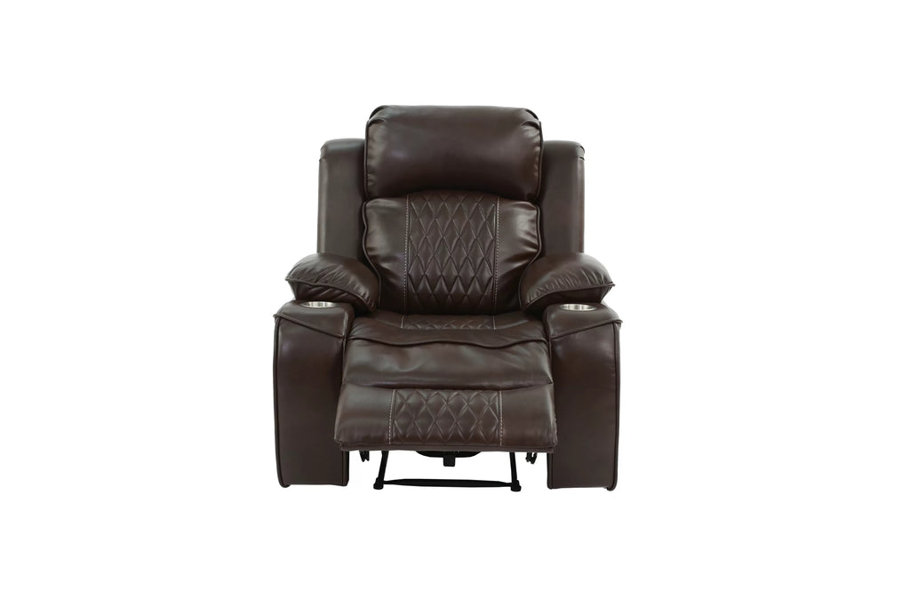 Power Recliner Single – Brown (F86401)