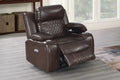Power Recliner Single – Brown (F86401)