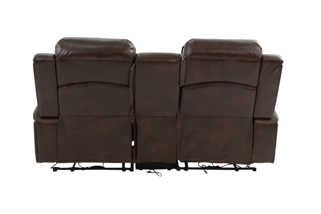 Power Reclining Loveseat – Brown (F86402)
