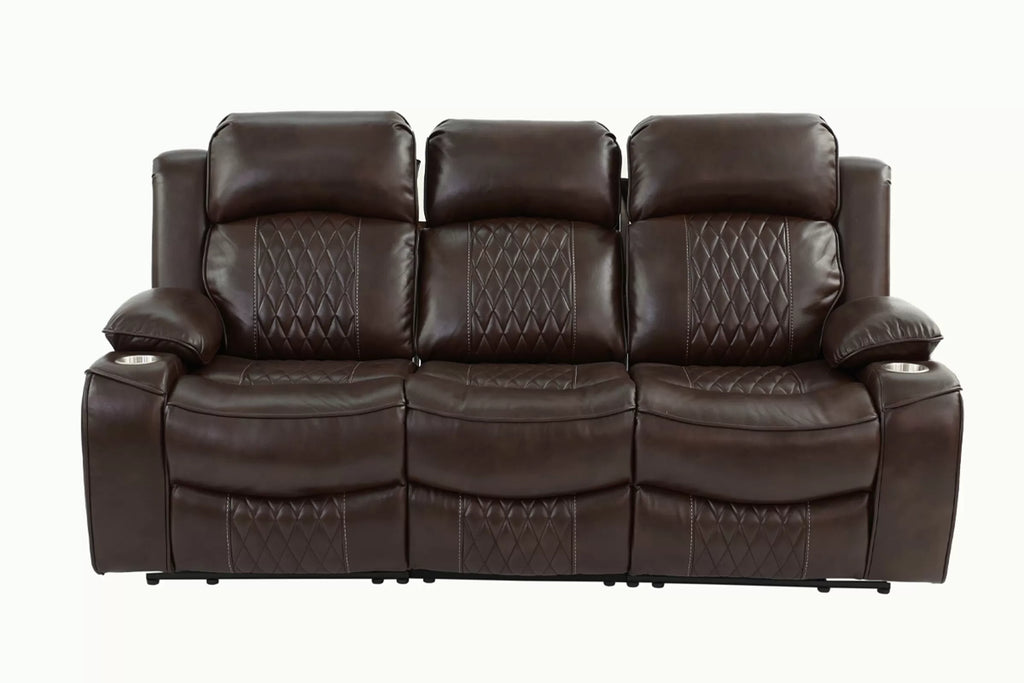 Power Reclining Sofa – Brown (F86403)