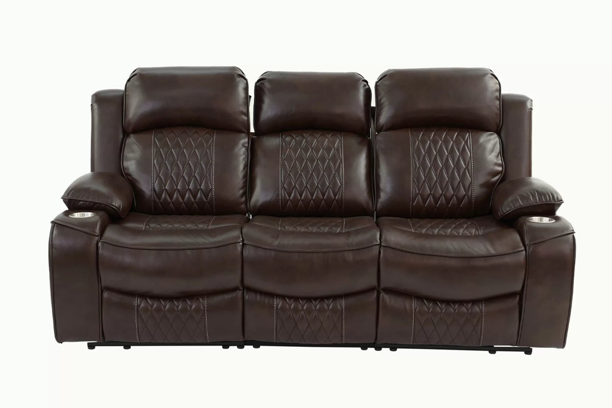 Power Reclining Sofa – Brown (F86403)