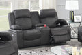 Power Reclining Loveseat – Charcoal (F86405)