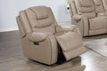 Power Recliner Single – Power Motion + Adjustable Headrest + USB Port – Toffee (F86534)