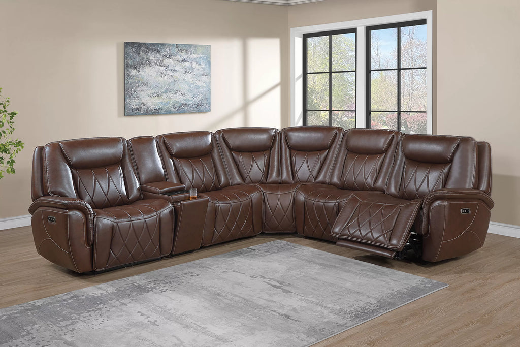 Power Motion Sectional – Coffee (F86755)