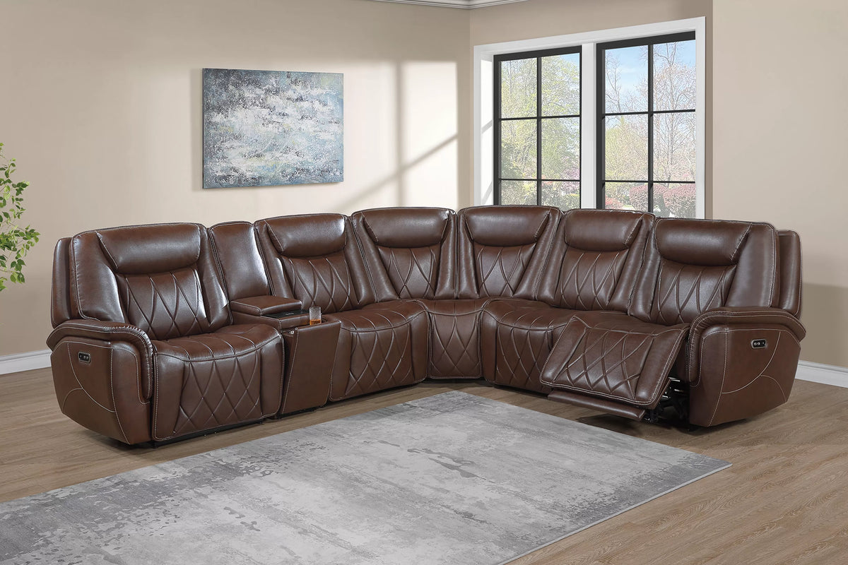 Power Motion Sectional – Coffee (F86755)