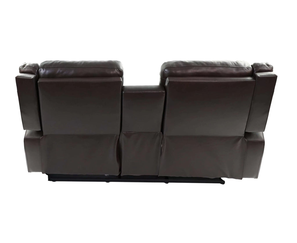Manual Reclining Loveseat – Manual Motion + Console + Cup Holder (F8762)
