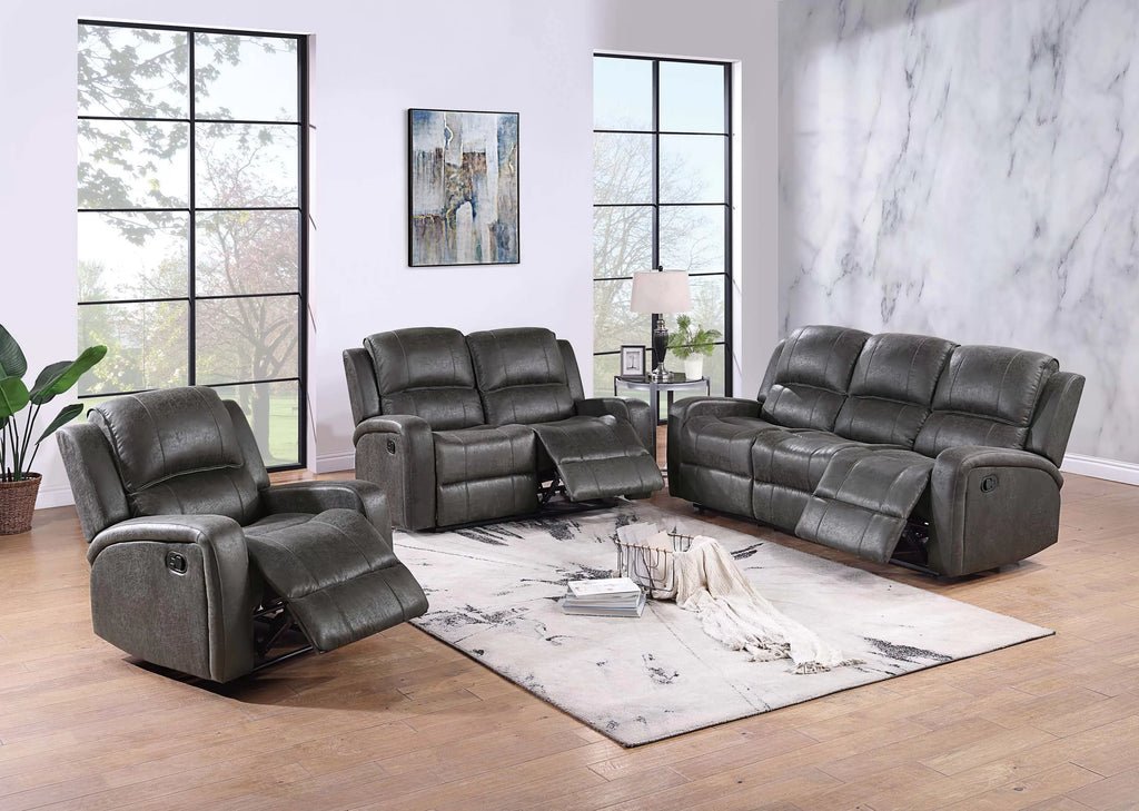 Manual Recliner Single – Manual Motion – Smoke (F8781)