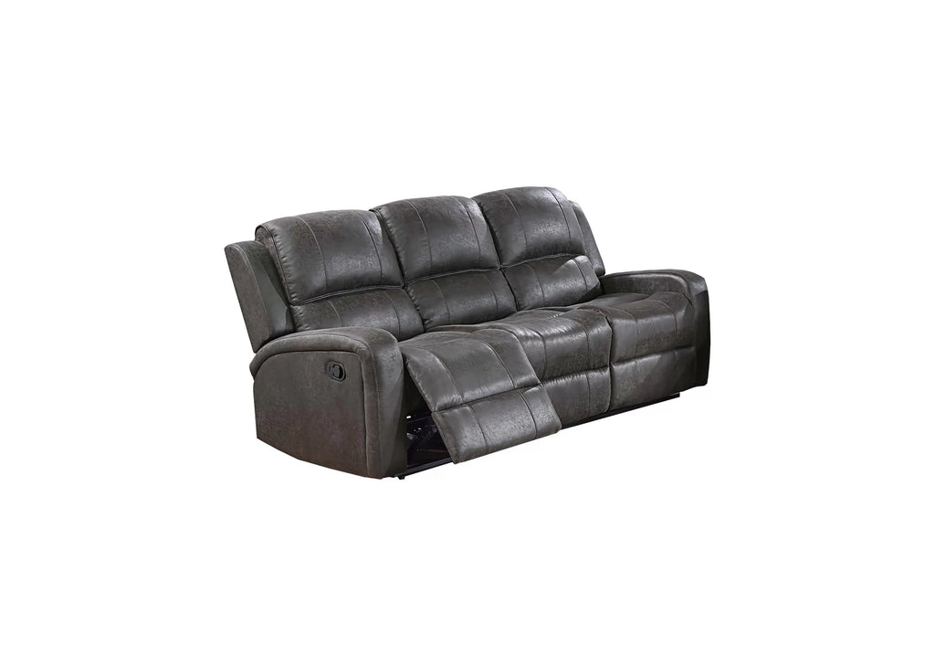 Manual Reclining Sofa – Manual Motion – Smoke (F8783)
