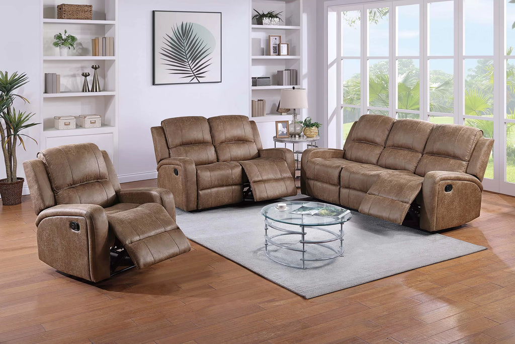Manual Recliner Single – Manual Motion – Chestnut (F8784)