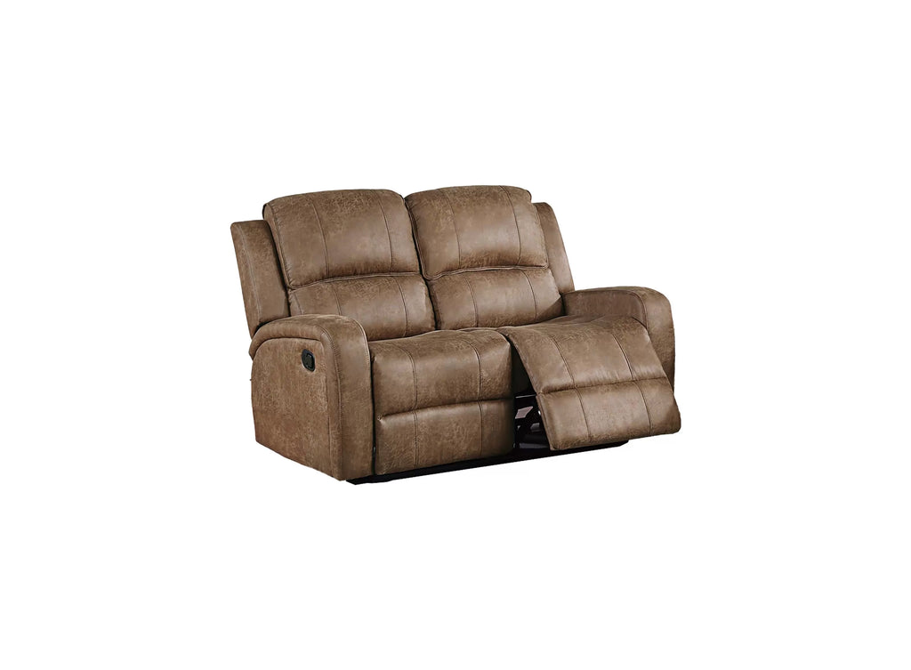 Manual Reclining Loveseat – Manual Motion – Chestnut (F8785)