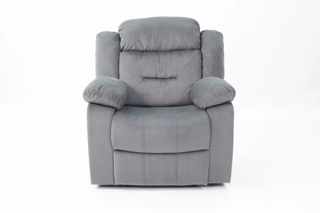 Manual Recliner Single – Manual Motion – Dark Gray (F8794)