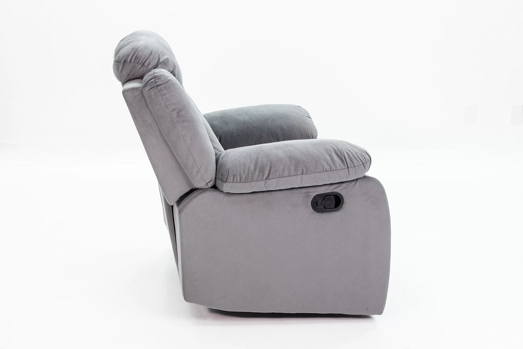 Manual Recliner Single – Manual Motion – Dark Gray (F8794)