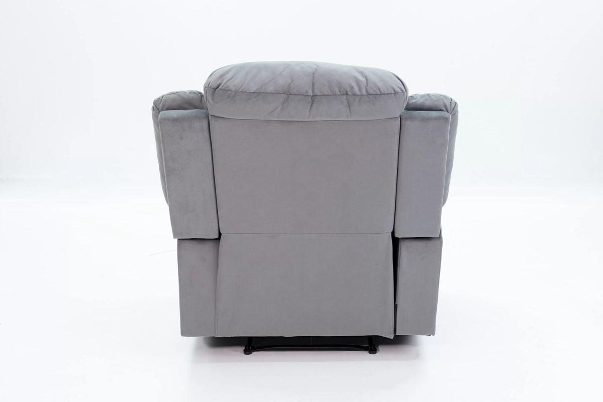 Manual Recliner Single – Manual Motion – Dark Gray (F8794)