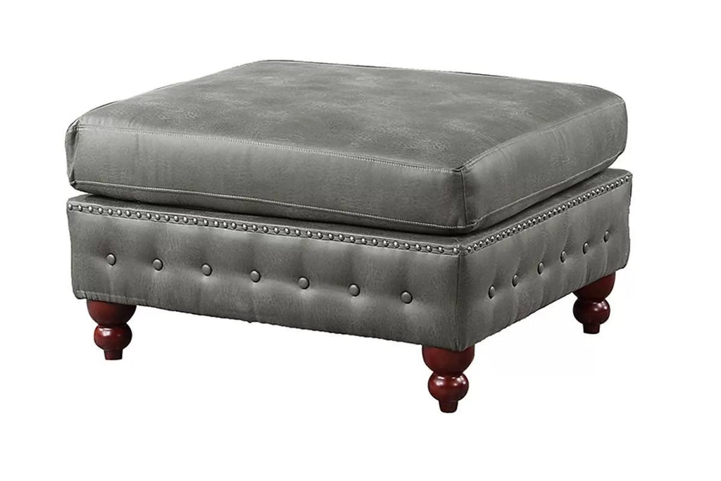 Cocktail Ottoman – Gray (F8948)