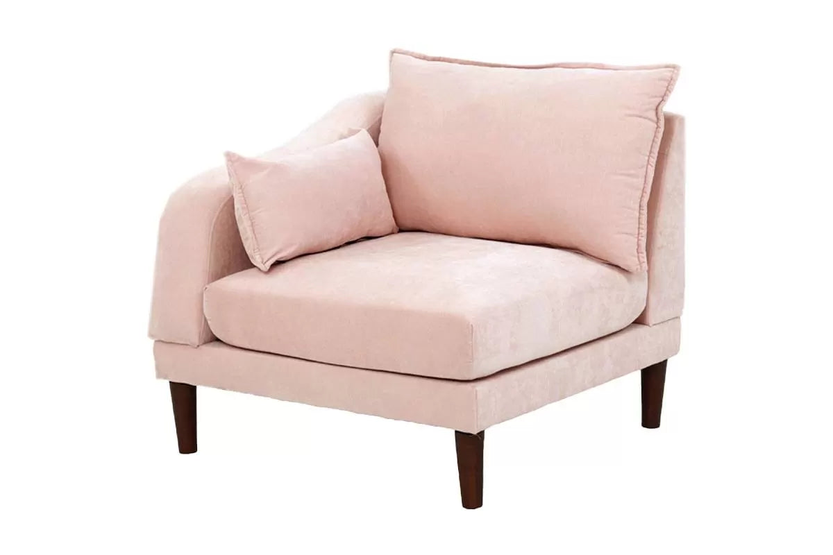 LAF/RAF One-Arm Chair – Blush (F8971)