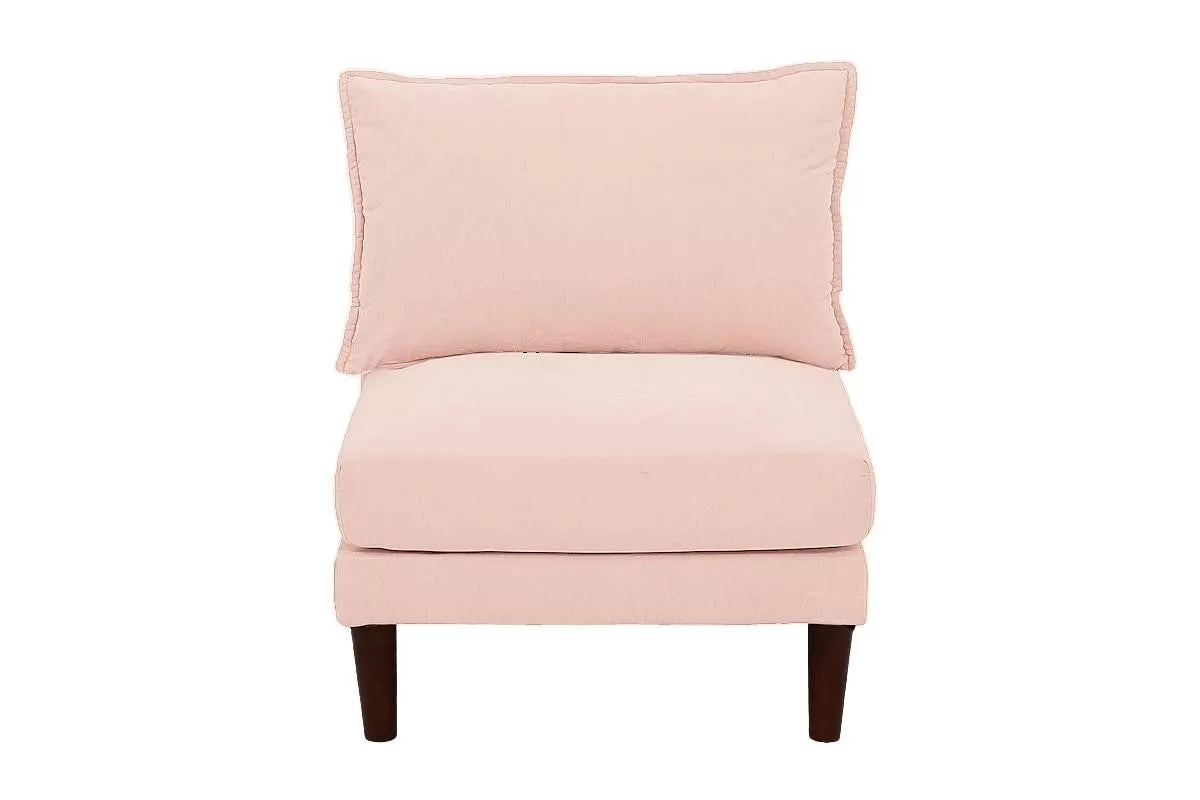 Armless Chair – Blush (F8972)
