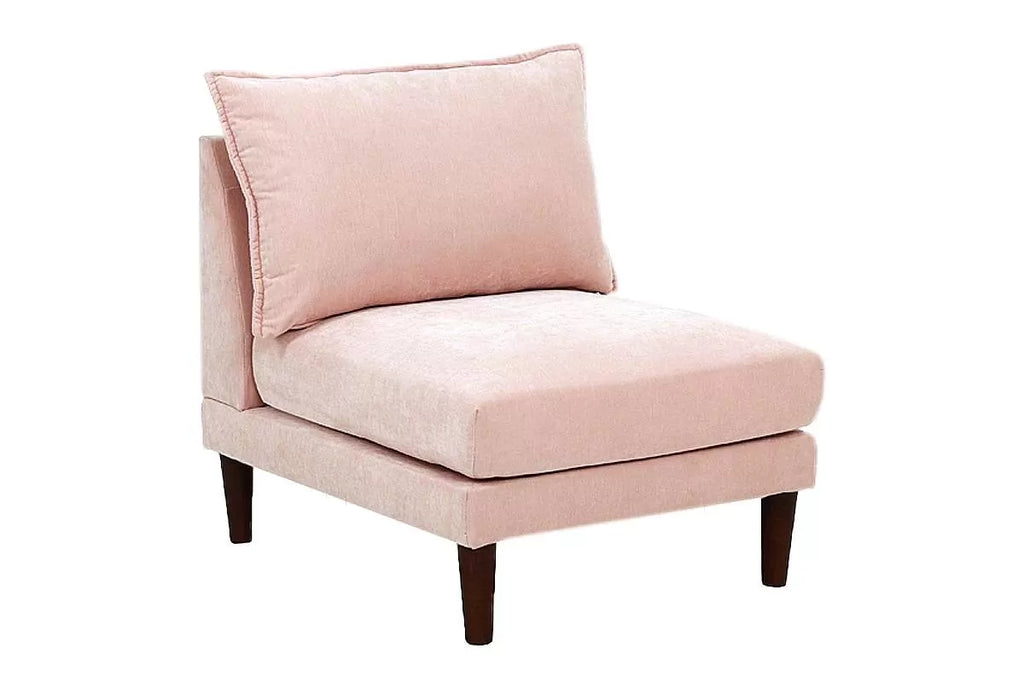 Armless Chair – Blush (F8972)
