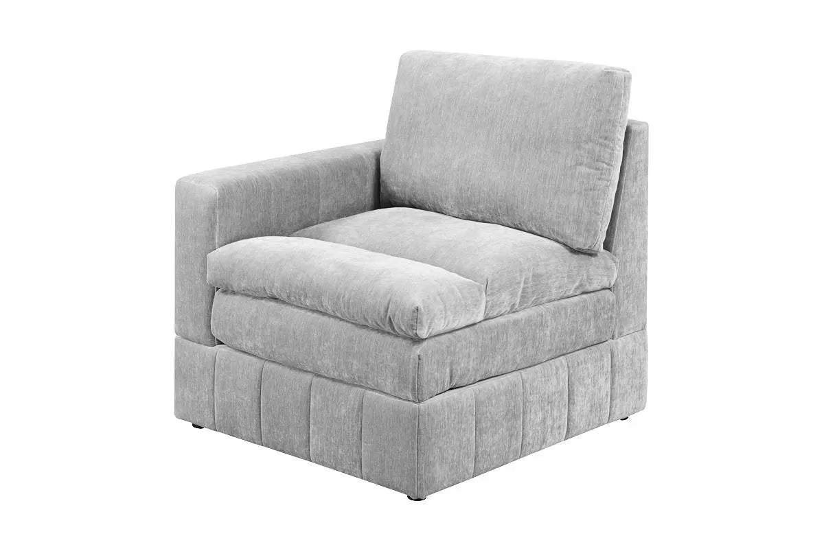 LAF/RAF One-Arm Chair – Granite (F8977)