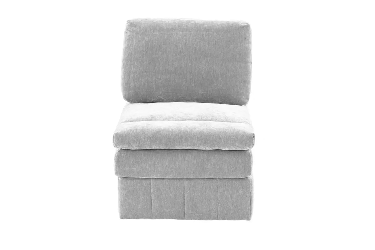 Armless Chair – Granite (F8978)