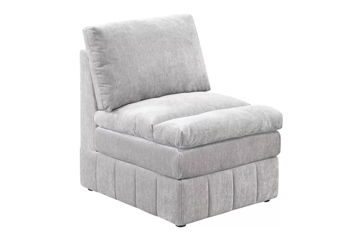 Armless Chair – Granite (F8978)