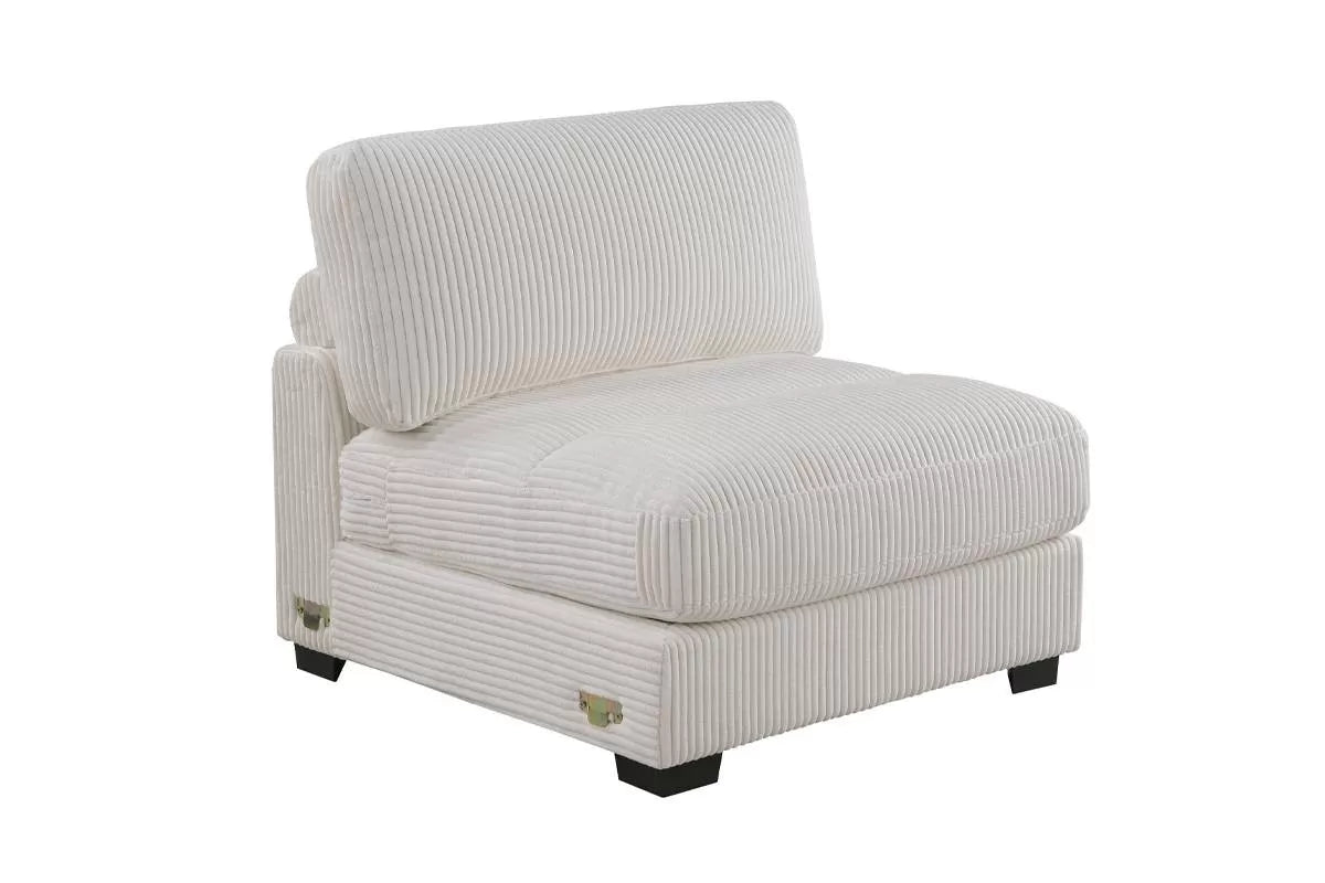 Armless Chair – Beige (F8986)