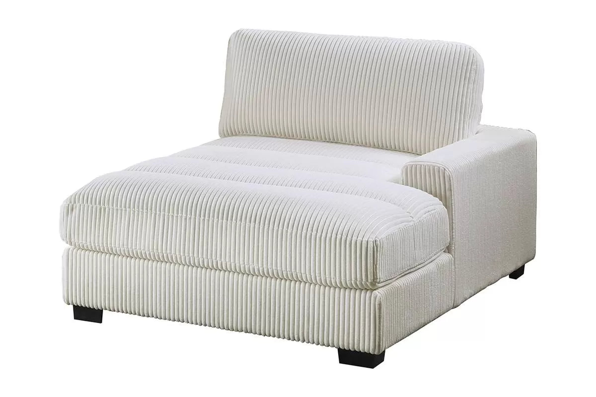 Right Arm Facing Chaise – Beige (F8989)