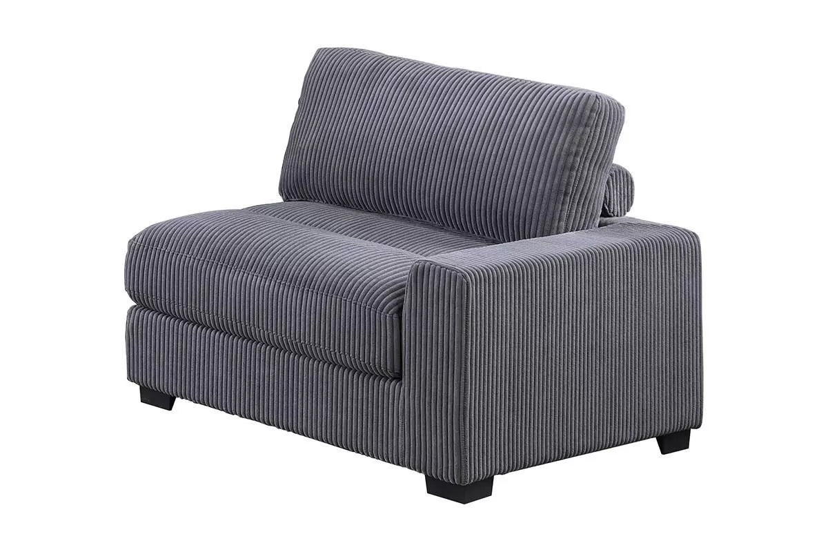 Right Arm Facing Chair – Gray (F8992)
