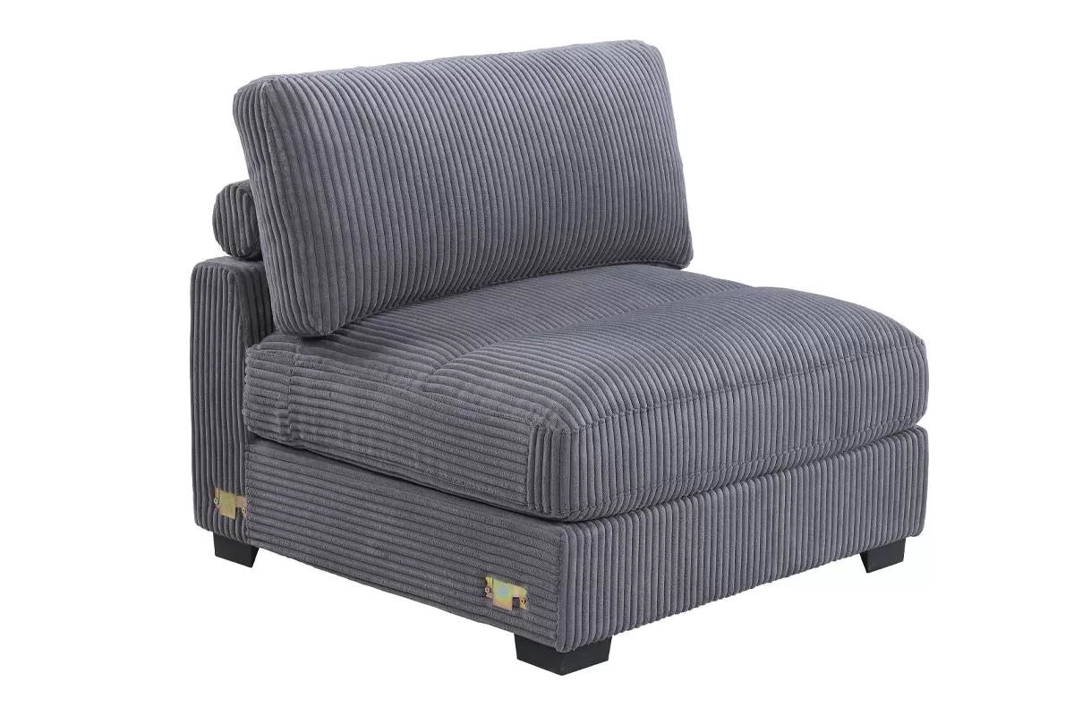 Armless Chair – Gray (F8993)