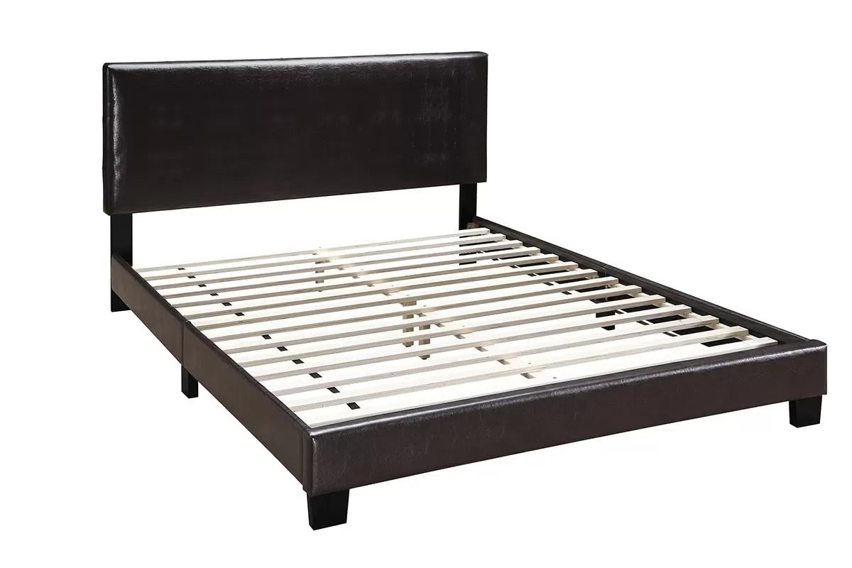 Bed – Adjustable Headboard – Brown (F9211)