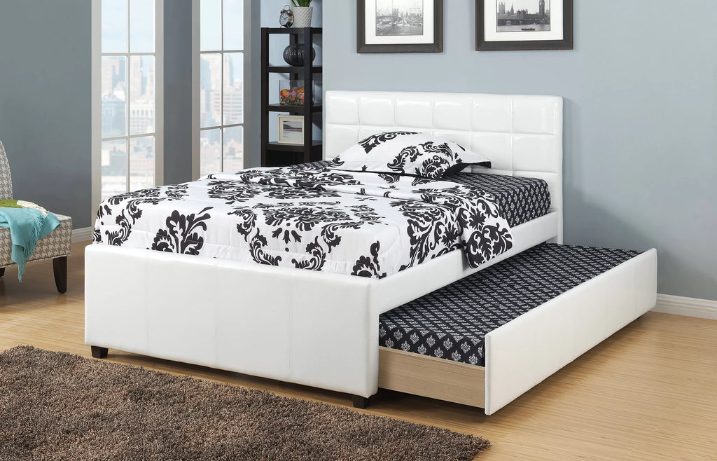 Bed w/ Trundle – White (F9216)