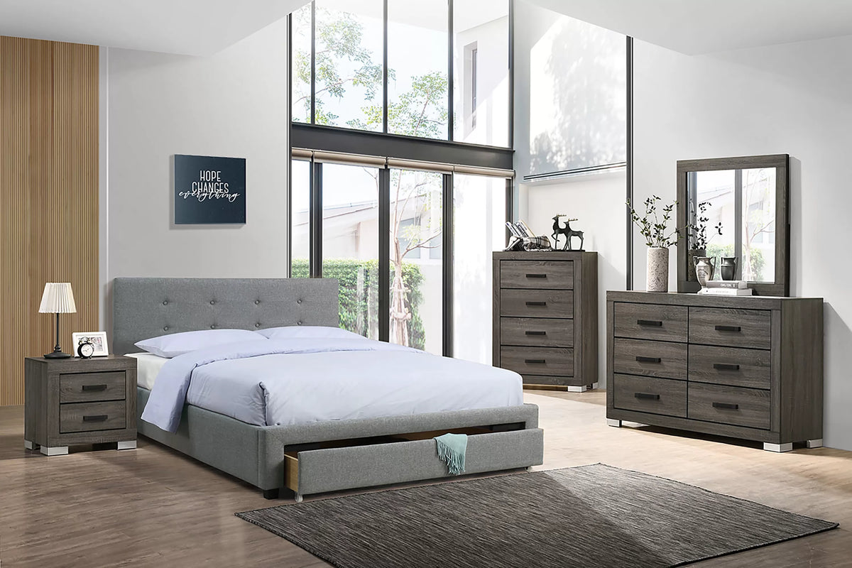 Bed – Light Gray (F9330)