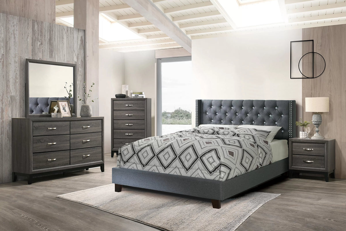 Bed – Blue Gray (F9371)