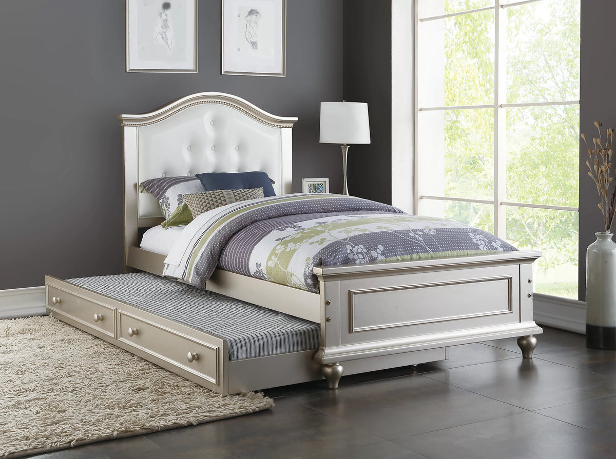 Twin Bed – Silver (F9378)