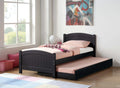 Twin Bed – Twin Bed w/ Trundle – Black (F9409)