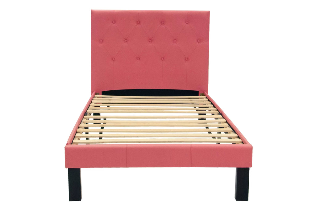 Bed – Platform Bed – Pink (F9417)