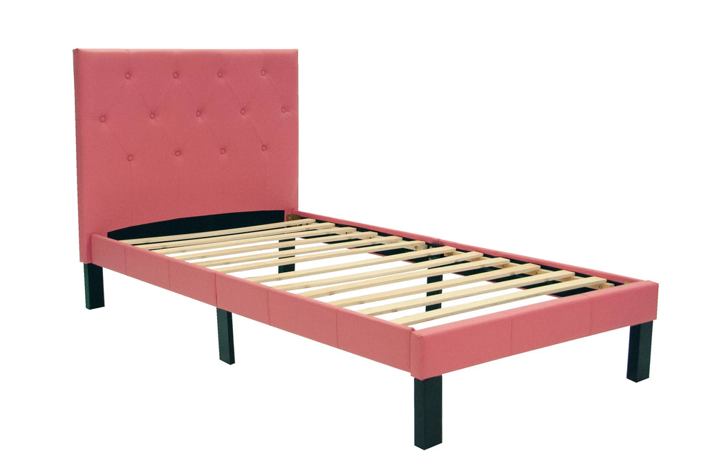 Bed – Platform Bed – Pink (F9417)