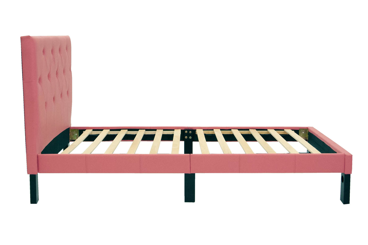 Bed – Platform Bed – Pink (F9417)