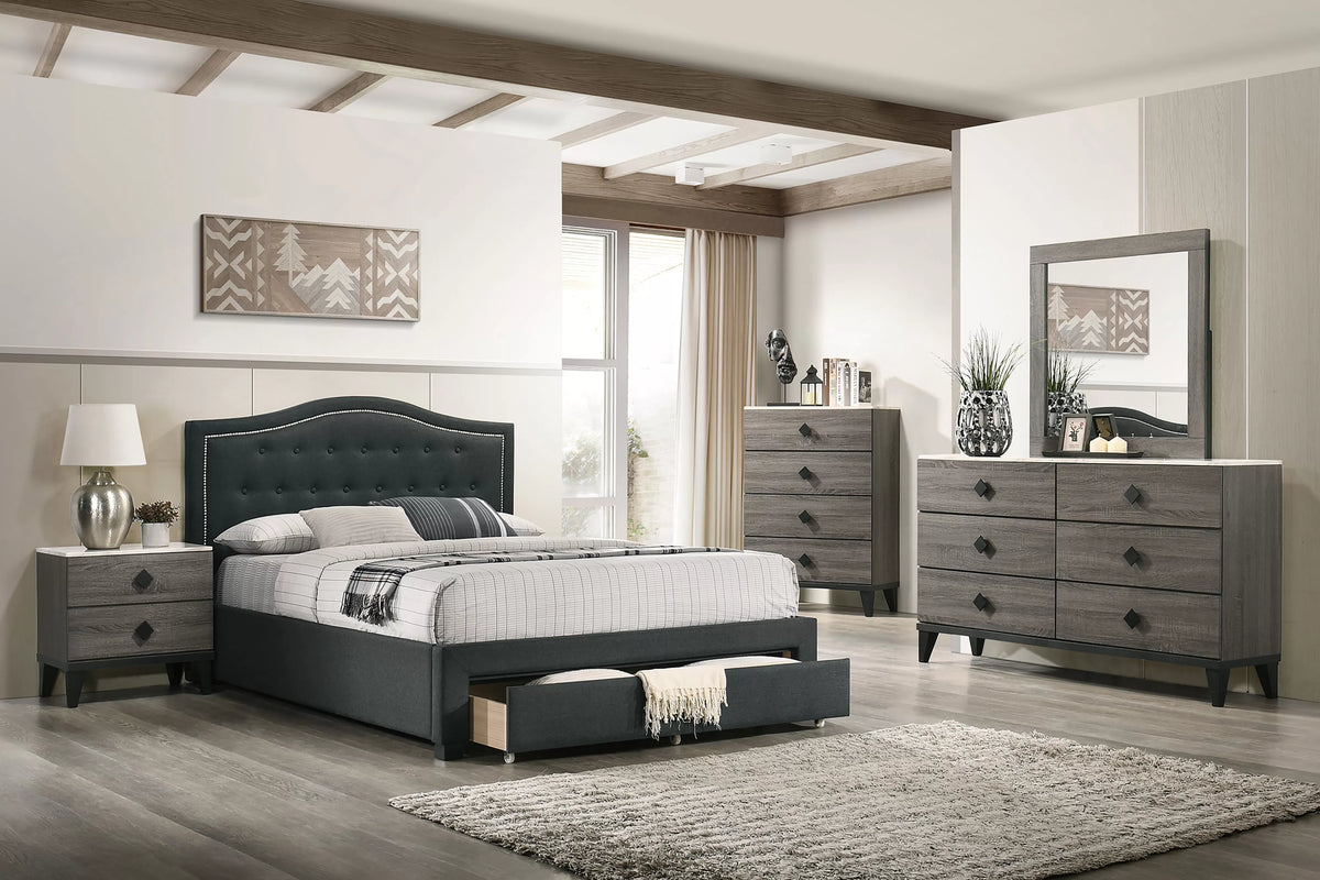 Bed – Underbed Drawer – Charcoal (F9527)