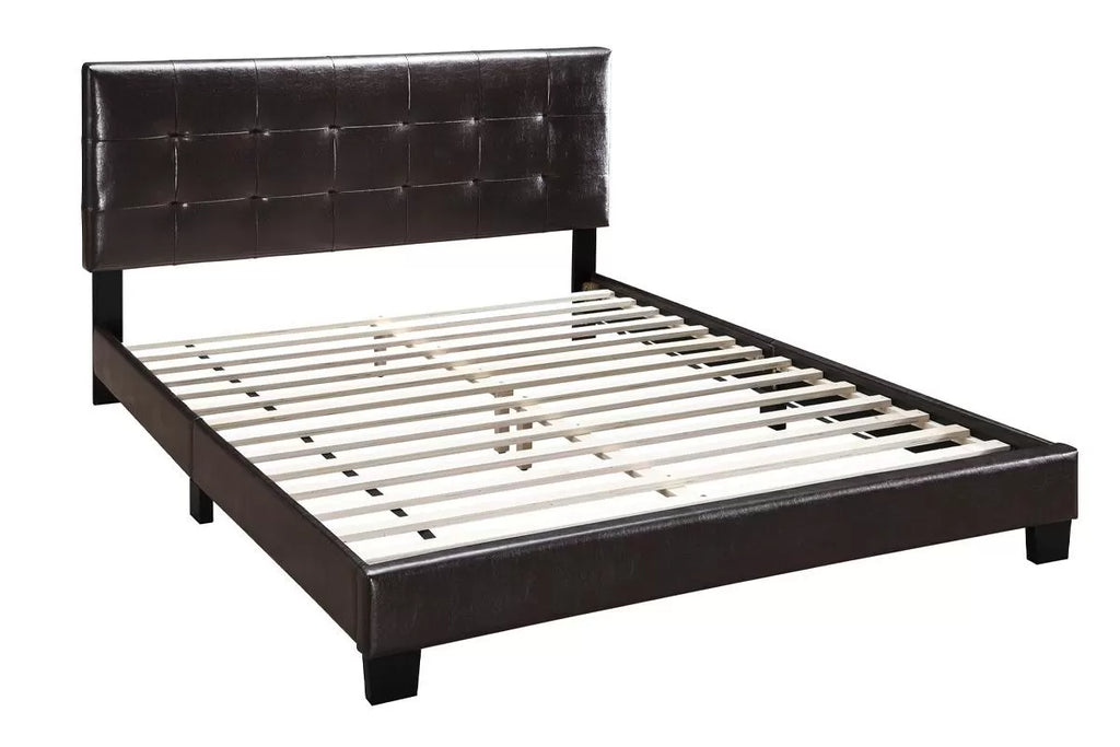 Bed – Adjustable Headboard – Brown (F9566)